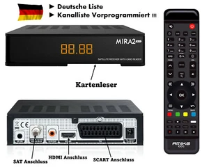 Ricevitore TV satellitare AMIKO Wifi FULL HD Astra elenco canali tedesco digitale HDMI 🇩🇪 - Foto 1 di 6