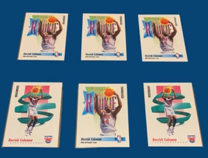 1991-92 Skybox Derrick Coleman New Jersey Nets - Mint Lot of 6 - Picture 1 of 6