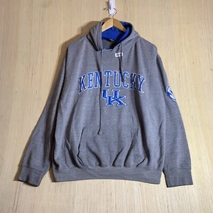 Vintage University Of Kentucky Hoodie Adult Large Grey Long Sleeve Men’s Y2K - Picture 1 of 15