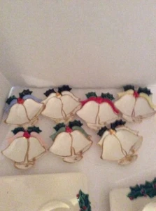 Juego de té Rubén Original Japón Navidad almuerzo platos de nueces 1960 - Imagen 1 de 9