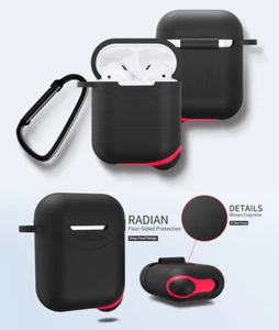 AirPod Accessories For Airpods Case Shockproof Protective Silicone Cover Skin - Picture 1 of 19