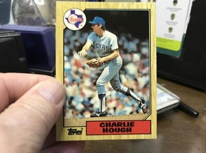 1987 Topps Tiffany Parallel # 70 CHARLIE HOUGH