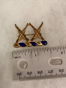 Authentic WWII US Army 20th Infantry Regiment DI DUI Unit Crest Insignia 7B - Picture 1 of 2