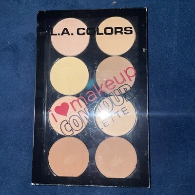LA COLORS Contour Palette Make Up Face Powder Blendable Powders LIGHT - MEDIUM - Image 1 of 2