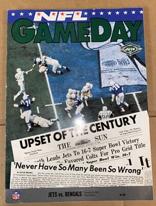 NY Jets Gameday Magazine 25th Super Bowl Anniversary Joe Namath - Picture 1 of 12
