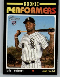 2020 Topps Heritage High Number Rookie Performers #RP6 Luis Robert (ref 155811) - Picture 1 of 2