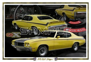 1970 Buick GSX Stage 1 Poster Print - Picture 1 of 1
