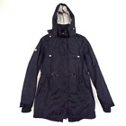 SuperDry New Model Microfibre Parka Women's Size M UK 12 EU 40 Hooded Jacket