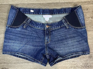 Womens Isabel Maternity Shorts Midi Denim Size 10 (40Wx3L) - Picture 1 of 5