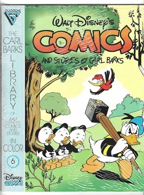 CARL BARKS LIBRARY OF WALT DISNEY'S COMICS & STORIES #6 --- ¡SELLADO CON TARJETA! Casi nuevo Foto 1 de 3