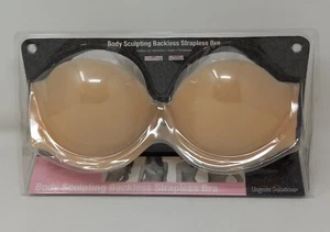 Lingerie Solutions #2W535 Body Sculpting Backless Strapless Nude Bra Size DD NEW - Picture 1 of 6