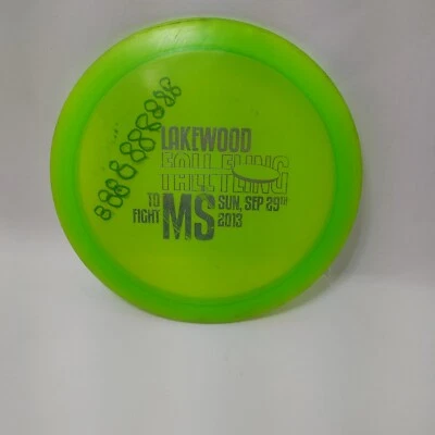 USED Discraft Z Avenger SS 167g Yellow Silver Foil Distance Driver Golf Disc - Image 1 of 4