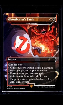 2024 MTG Magic The Gathering Secret Lair Borderless #1771 Ghostbuster's Patch - Image 1 of 2