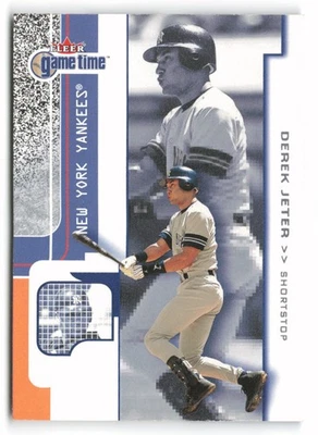 2001 Fleer Game Time #1 Derek Jeter New York Yankees - Image 1 of 2
