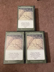 Great Courses Classic Novels 18 Disc CD Set Meeting the Challenge Guidebooks - Picture 1 of 1