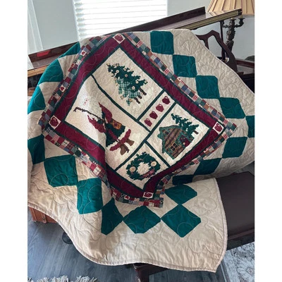 Northwoods Noel Throw Quilt - Image 1 of 4