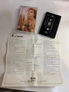 Madonna Like A Virgin Lucky Star Dance Remix 1984 UFO Taiwan 4-Track Cassette - Picture 1 of 12