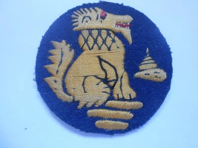 Chindits ( 3rd Indian Infantry Division ]  fine hand woven  cloth formation sign - Image 1 of 4