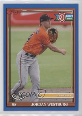 2021 Topps Pro Debut Blue /150 Jordan Westburg #PD-186 - Image 1 of 2