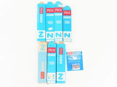 LOT of 7 N Scale PECO Code 80 Nickle Silver Track & Switch Machine Motor - image 1 of 4
