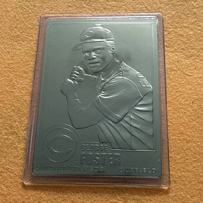 George Foster - 1996 Danbury Mint - #45 Sealed 22kt Gold Card - Reds - Image 1 of 2