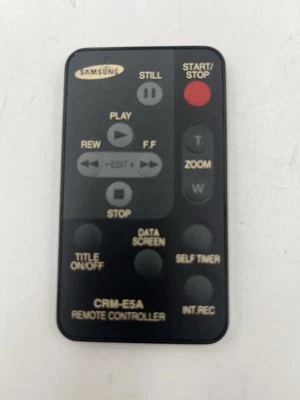 Samsung CRM-E5A Remote Control For VP-U8, VP-U10, VP-U12 Camcorders - Image 1 of 3