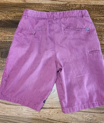 Volcom Shorts Mens 32x10 Red Flat Front Chino - Image 1 of 4