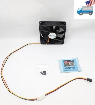 Replacement Cooling Fan for Dell Dimension B110 1100 2400 3000 4600 8200 8300 PC - Image 1 of 4