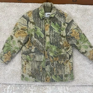 Giacca da campo da caccia mimetica Realtree vintage Duxbak USA taglia grande isolata con zip - Foto 1 di 16