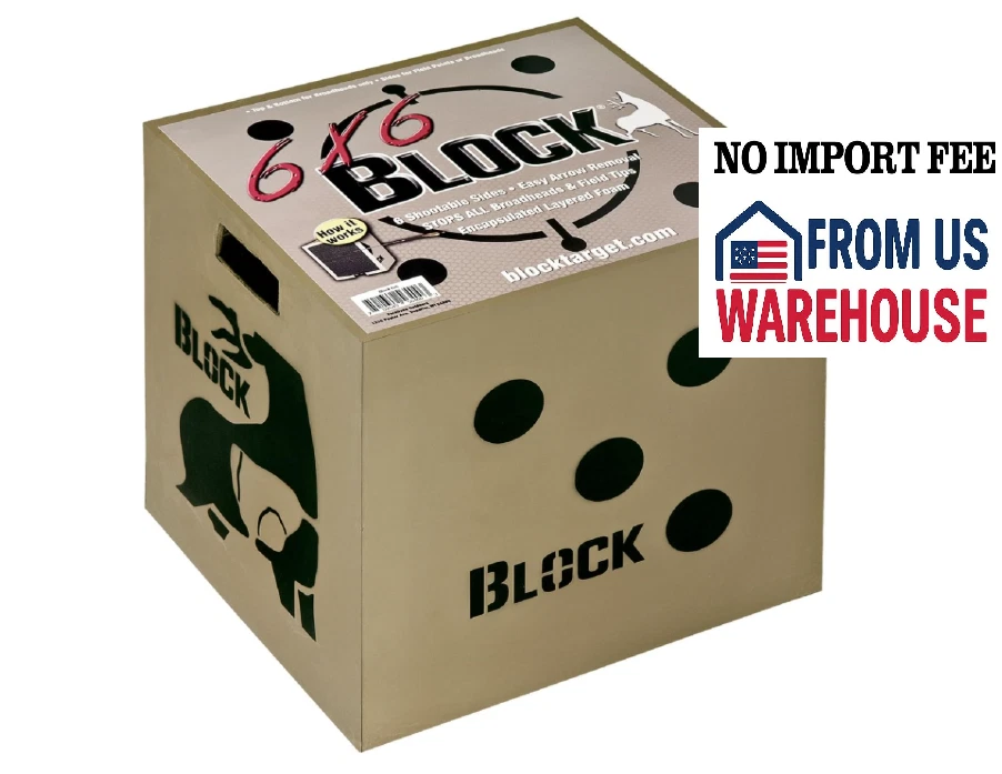 Bloco 6 lados seta alvo de arco e flecha com tecnologia Polyfusion - Imagem 1 de 1