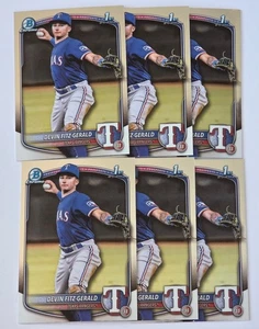 Devin Fitz-Gerald 2025 Bowman Chrome 6 card lot 1st Bowman Chrome #BCP-158 - Picture 1 of 1