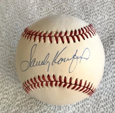 Sandy Koufax Signed Autographed NL Giamatti Baseball Dodgers JSA LOA - Image 1 of 4
