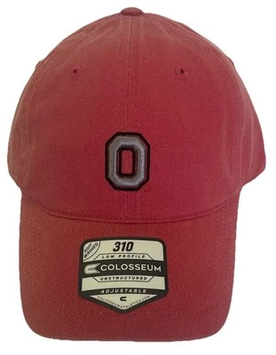 Ohio State OSU Buckeyes Colosseum The Staple 310 Cap Red NCAA Soft Washed NEW - Image 1 of 4