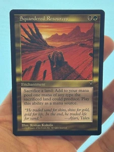 1X Squandered Resources EX/LP Reserved List MTG Magic Visions Commander Staple - Bild 1 von 3