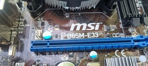 MSI H81M-E33 Socket LGA1150 Micro ATX Motherboard With - Bild 1 von 3