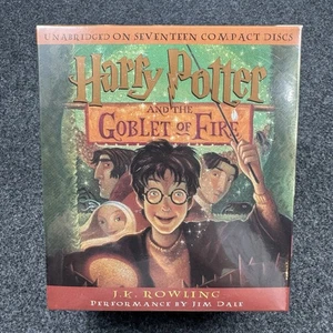 Harry Potter and the Goblet of Fire Audiobook CD Jim Dale 17 CDs New Sealed - Imagen 1 de 7