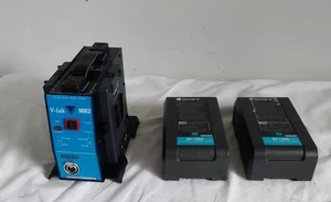 hawkwoods MR2 V-Lock charger + 2x Sony BP-L90A Batteries - Picture 1 of 4