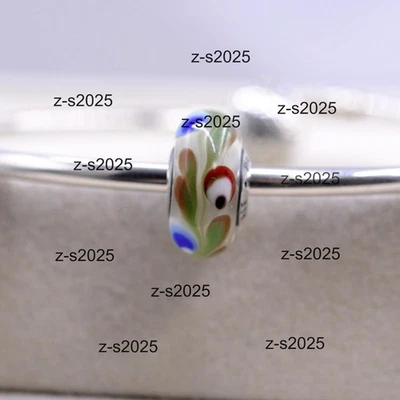 💕 PANDORA Folklore Murano Glass Charm Bead Sterling Silver S925 💕 - Image 1 of 4