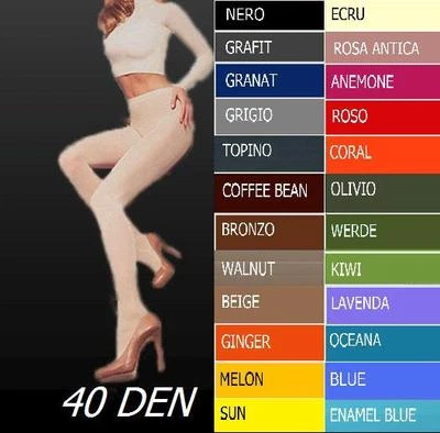 Damenstrumpfhose Strumpfhose Microfaser Mikrofaser matt blickdicht 40den - Bild 1 von 3