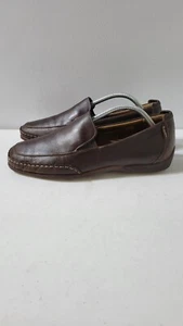 Mephisto Edlef Cool-Air Leather Loafers Brown Casual Soft Slip On EUC Size 10 - Picture 1 of 6