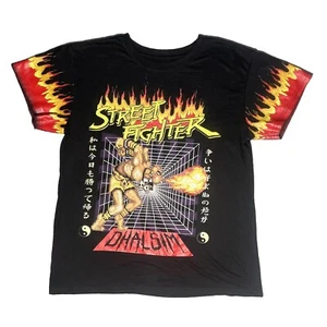 T-shirt uomo Street Fighter Dhalsim nera media - Foto 1 di 6