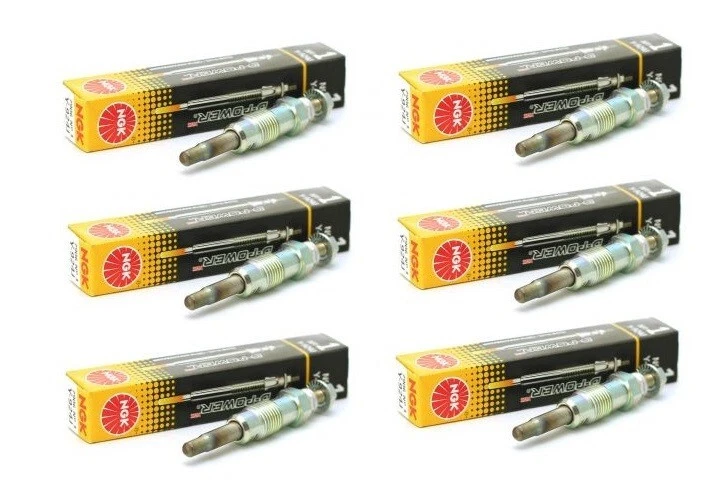 6x Glühkerzen D-POWER von NGK passt für BMW Serie 3 e30 324d / 324td 1985-1993 - Bild 1 von 1