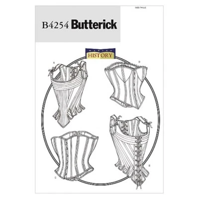 Butterick Ladies Sewing Pattern 4254 Historical Costume Stays & Corsets (... - Image 1 of 4