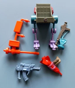 1989 TMNT Krang Chair Lot of 6 Accessories TEENAGE MUTANT NINJA TURTLES Vintage - Picture 1 of 14