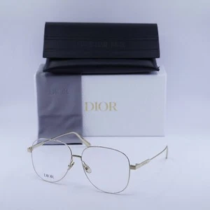 Dior ULTRADIORO A1U A000 Gold 57mm Eyeglasses New Authentic - Picture 1 of 6