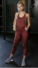 People FP Movement Eye on The Prize Bodysuit Small Redwood Workout Yoga 7/8