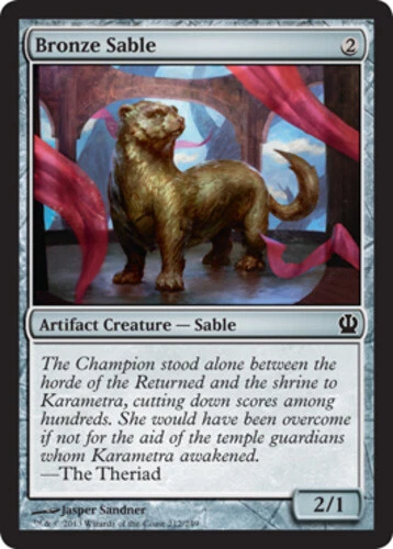 Theros - Bronze Sable - Foil - Image 1 of 1