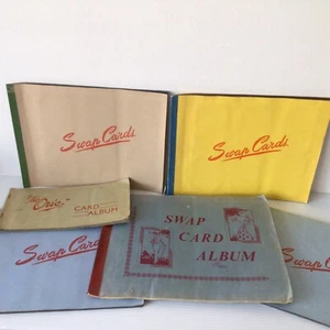 Swap Card Album Bundle 6 Empty No Cards Vintage Swap Cards Albums - Picture 1 of 23