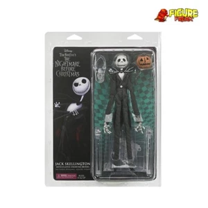 NECA Nightmare Before Christmas Jack Skellington w/ Pumpkin Clothed 9" Figure - Picture 1 of 3