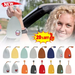 PU Leather Key Pouch with Pull Strap Case Holder Bag Organizer House Car HOT - Picture 1 of 23